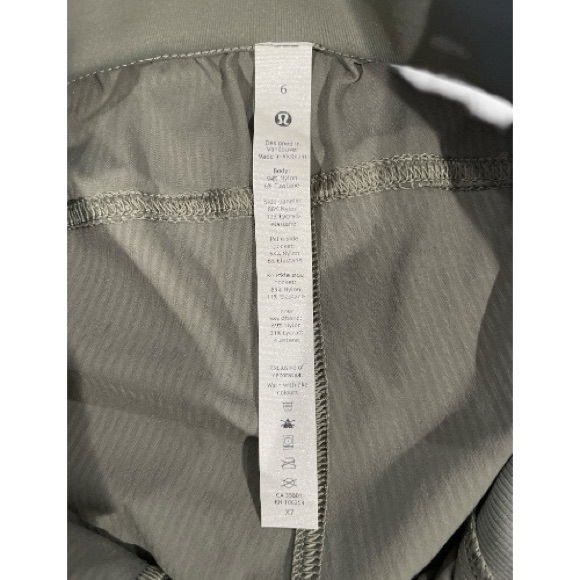 LULULEMON Dance Studio Mid-Rise Olive Green Jogger Women's Size 6 - Picture 7 of 8